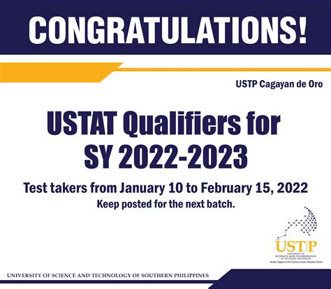 USTAT Result 2023.